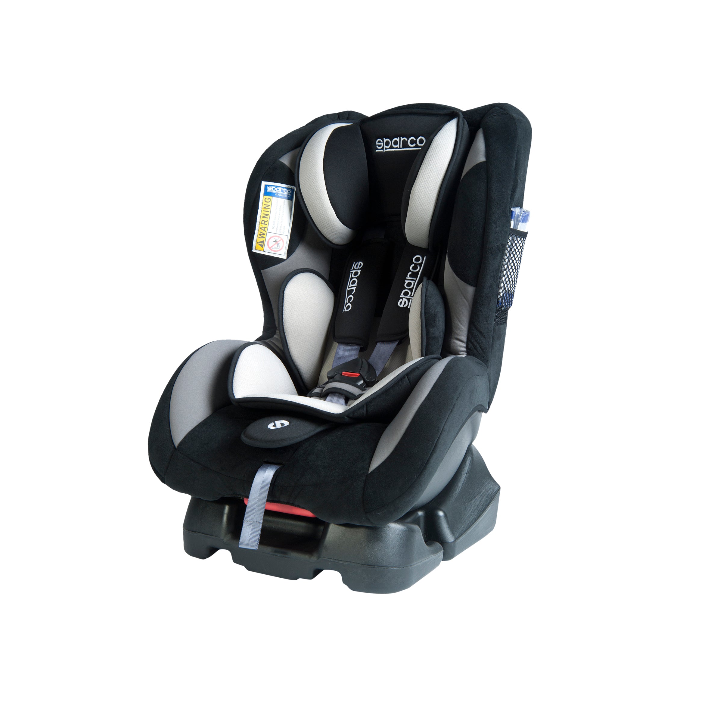 Sparco F500K Child Seat Group 0+1 (0-13kg)Baby TransportFor rearward facing use from new born till 13 KG. For forward acing use from 9 to 18 KG. 5 point harness system. Extra deep and full sized headrest. Baby cushion. 3 harness strap slots. 6 seating pos